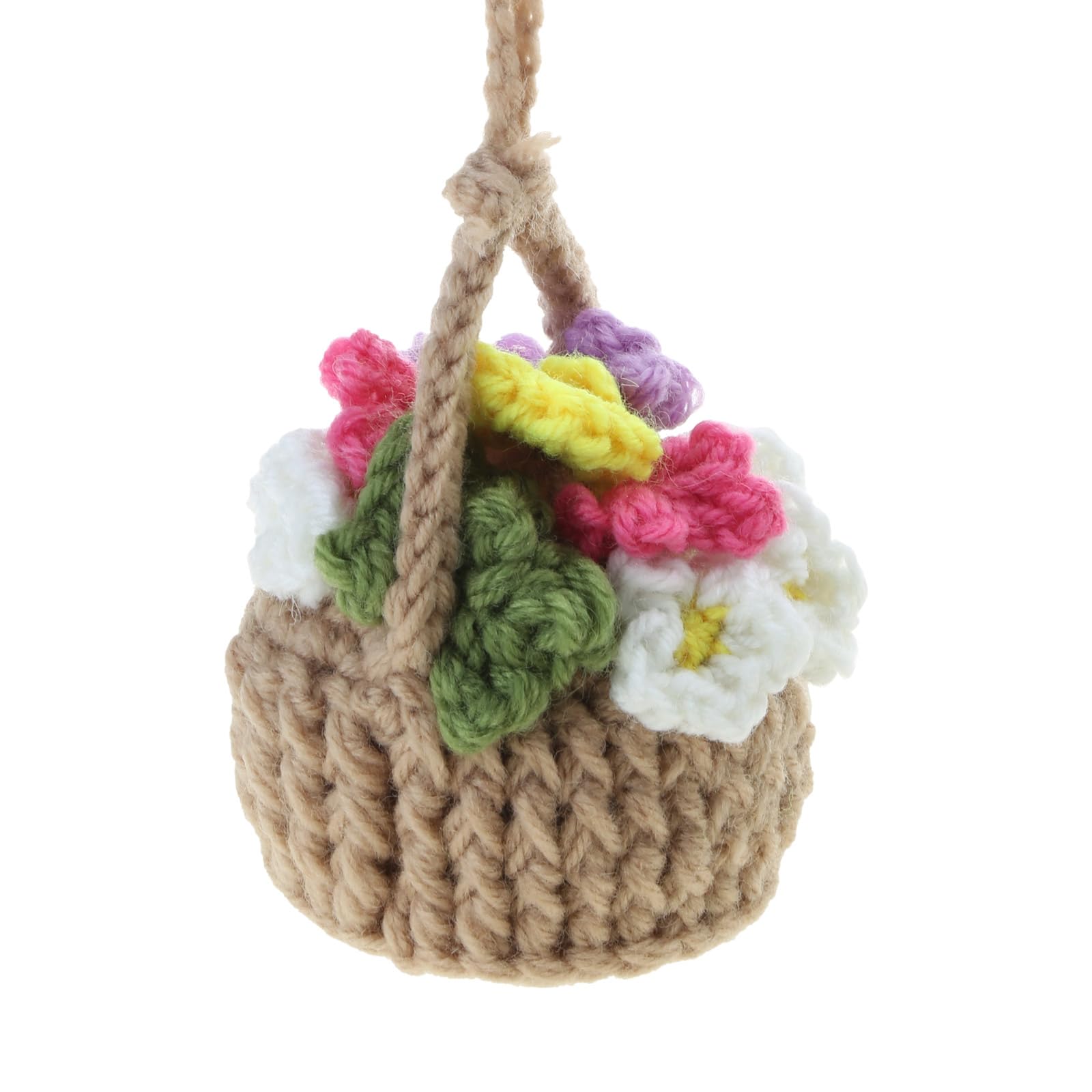 Car Hanging-Handmade Rear View Mirrior Charm Car Decorations Knitted Hanging for for Home-Decoration Accessories Interior Aesthetic Knitted Rear View Accessories Interior