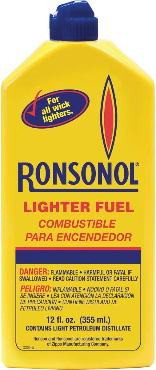 12 Ounces Ronsonol Lighter Fuel (Pack of 2)