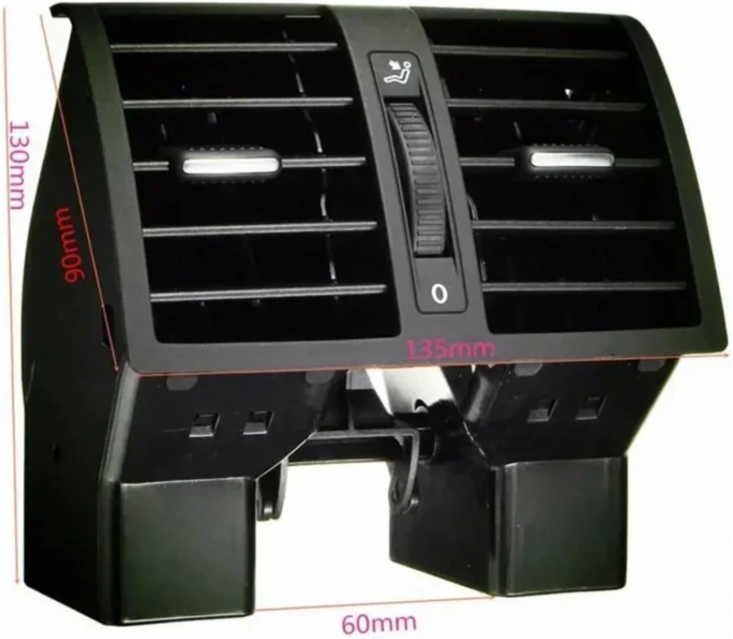 1TD819203 Car Air Conditioning Rear Vent Compatible For VW Touran Caddy 2004-2015 Air Conditioning A/C Air Vent Outlet
