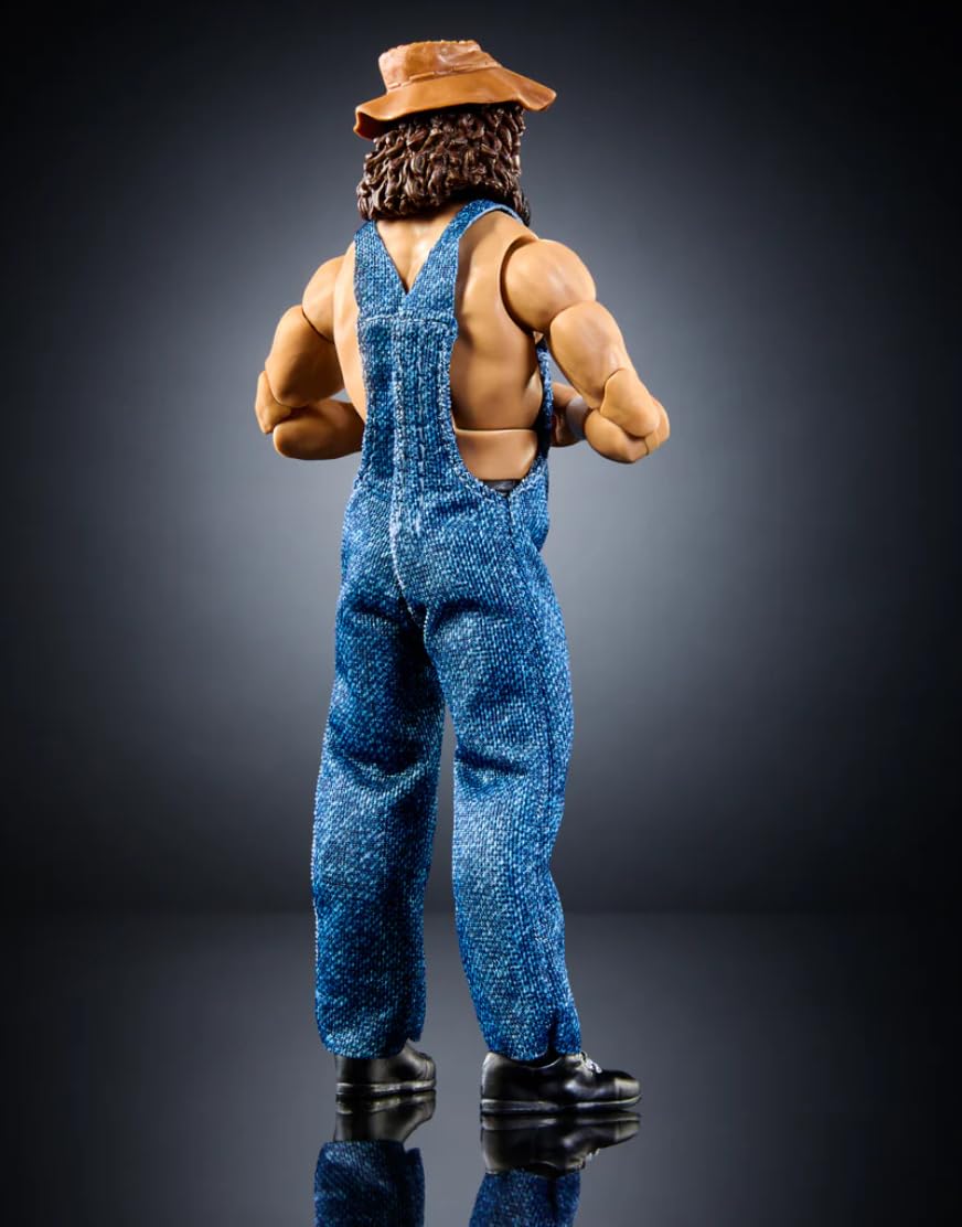 WWE Hillbilly Jim Mattel Elite Collection Saturday Nights Main Event Series 1 - Figura de acción de lucha libre