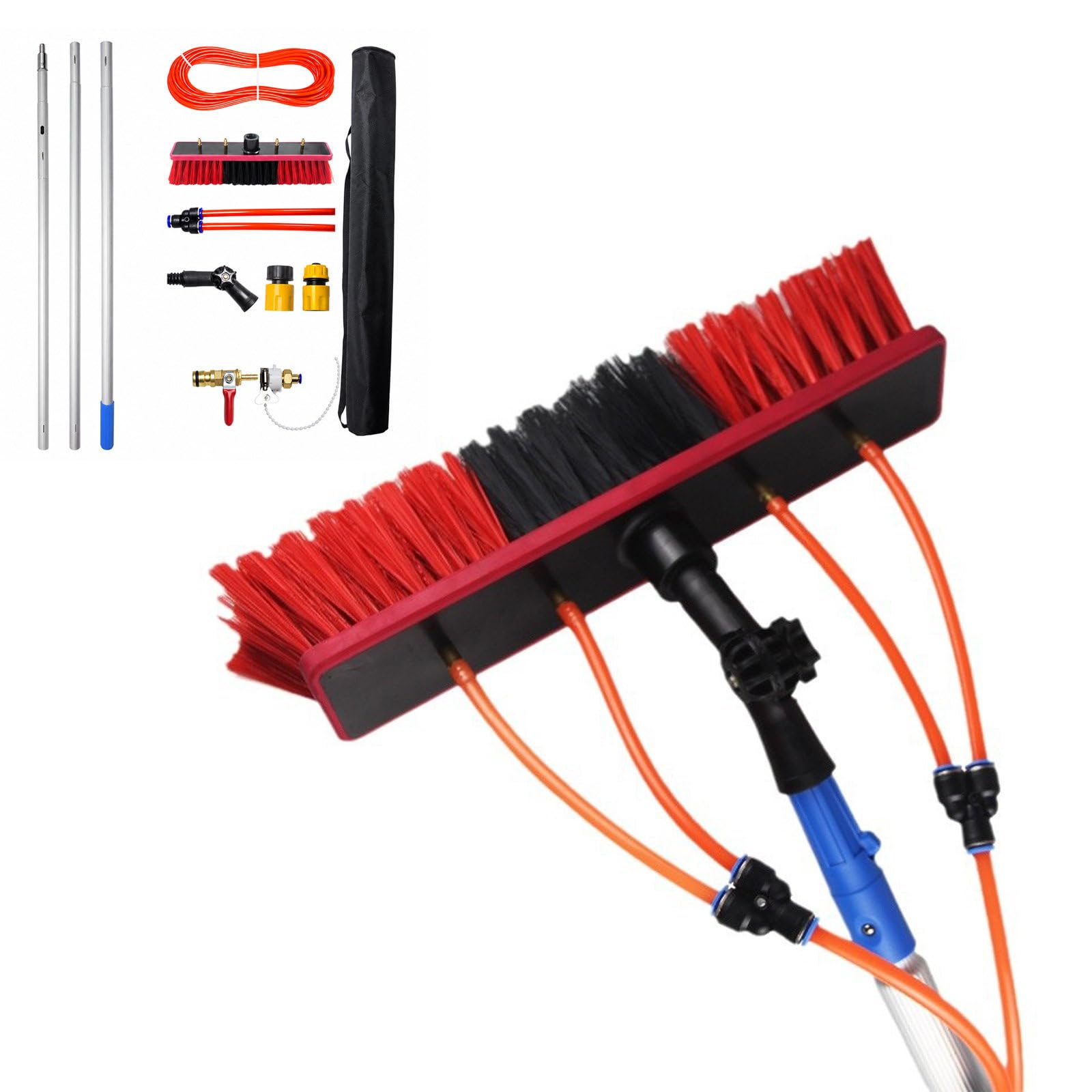 Spazzola telescopica con passaggio d'acqua per finestre 55cm-brush-4M/13FT
