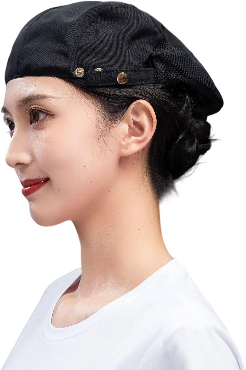 Lightweight Foldable Chefs Hat for Food Service Professionals and Hospitality Industry Unisex Server Cap