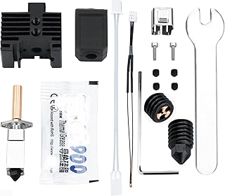 Upgrade TZ2.0 Bimetal Heatbreak Hotend w/Plated Copper Heater Block Ceramic Heater Thermistor Hardened Steel Nozzle 0.4 Compatible with Bambulab X1 / X1 Carbon Combo P1P 3D Printer