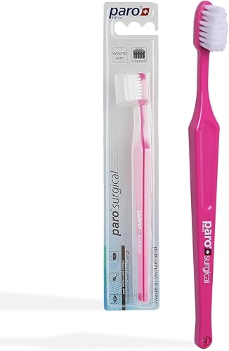 Paro Swiss Surgical 743 - Cepillo de dientes para padres, rosa, funciona con pilas, unisex para niños