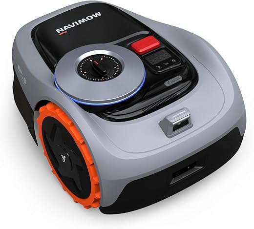 Navimow i105E Mähroboter ohne Begrenzungskabel 500 m², RTK+Vision Rasenmäher Roboter, KI Automatische Kartierung, Virtuelle Begrenzung, Mehrzonen-Management