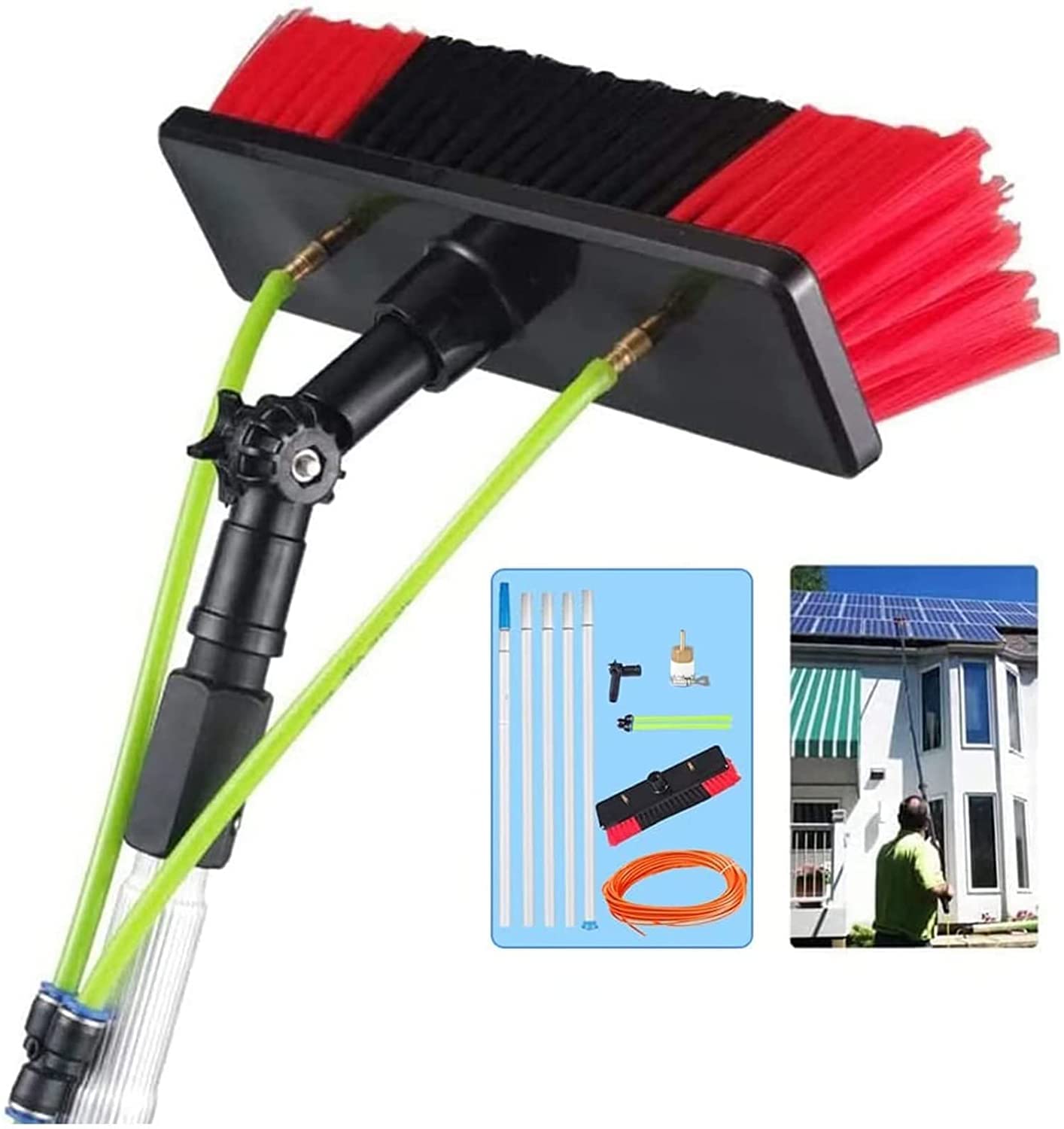 Palo Alimentato Con Acqua In Fibra Di Carbonio Da 25 Piedi - Foto 8