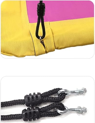 Miniatura 5 de Columpio Giant Platform Tree Swing for Kids & Adults Waterproof Rectangle Large Outdoor Swing Durable Steel Frame Swing Seat for Yard, 440lb Tree