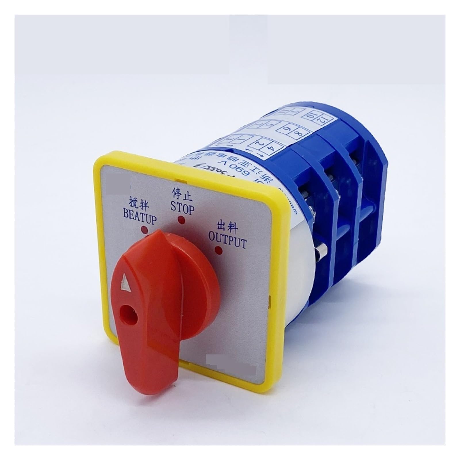 AARTERZZA LW5D-40F3055/3 40A 690V Three Position 3 Knots Silver Changeover CAM Switch