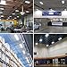 XQFVOIQR 2FT 110W LED Linear High Bay Light[350W MH Equivalent] Warehouse Shop Lighting Panel Highbay Fixture Commercial&Industrial 5000K Daylight 14850lm UL DLC Lighting Facts