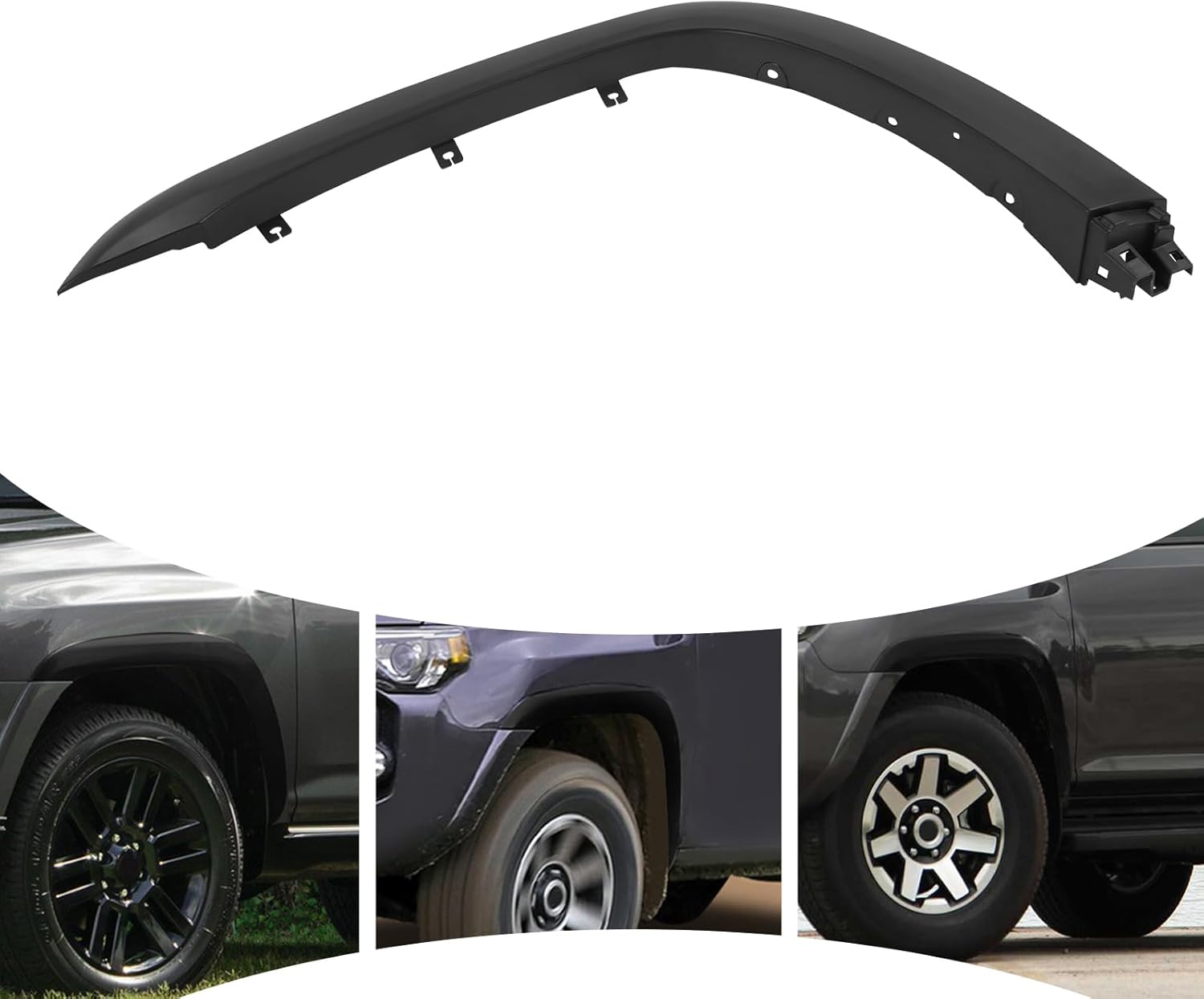 Front Wheel Left Fender Flares Compatible with 2014-2023Toyota 4Runner Replace OE 5384835906 Driver Side (Left Side)