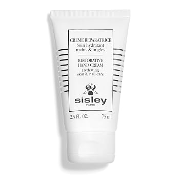 Sisley Paris Restorative Hand Cream - 75 mL - Hydrating Skin & Nail Care - Moisturizes, Nourishes & Restores Skin for More Beautiful Nails - Lightweight Formula - Non Sticky