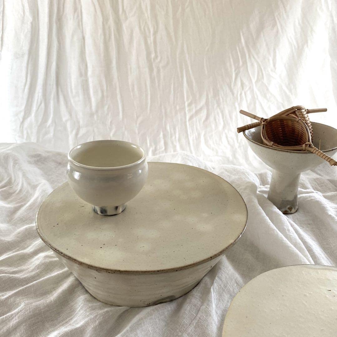 花岡隆さんの大皿 Amazon.co.jp: 花岡隆 台皿 大サイズ 粉引 : おもちゃ