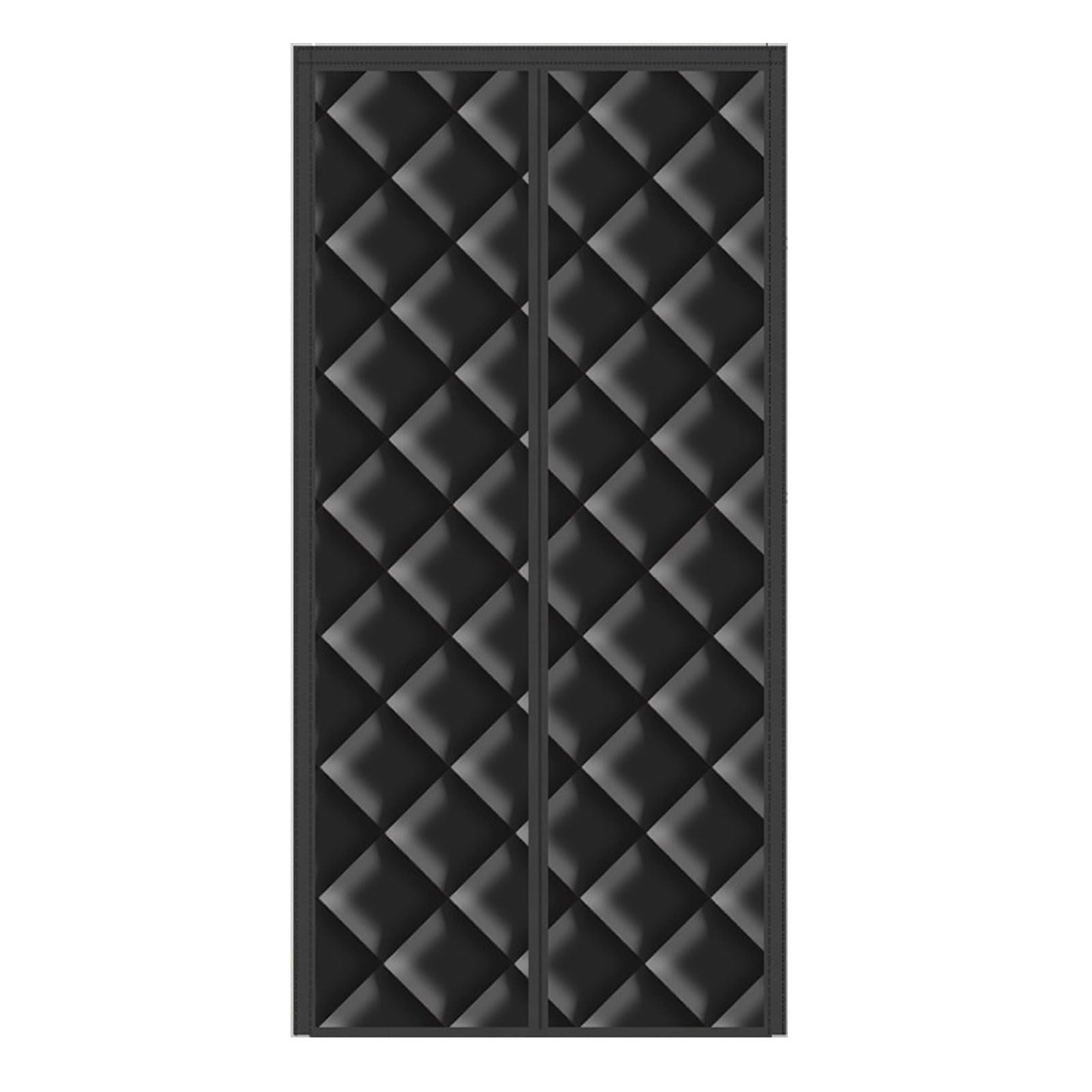 Tenda magnetica isolante termica, autoadesiva, oscurante, invernale, per soggiorno e camera da letto, ispessita, 90 x 220 cm, copertura magnetica per ingresso