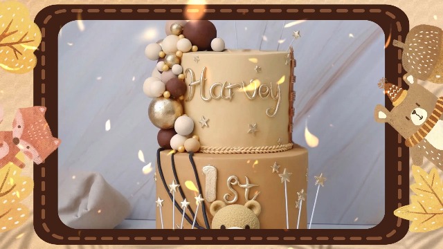 JeVenis Décoration De Gâteau En Forme D'ours Beige Marron