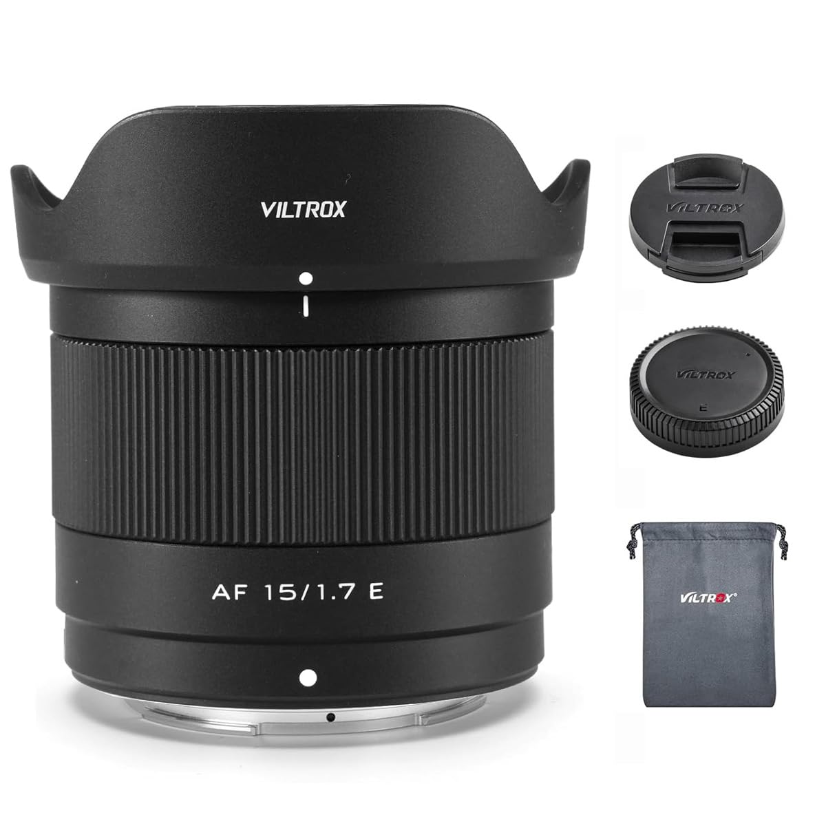 VILTROX 15mm F1.7 E APS-C Lente de Enfoque Automático para Cámaras E-Mount