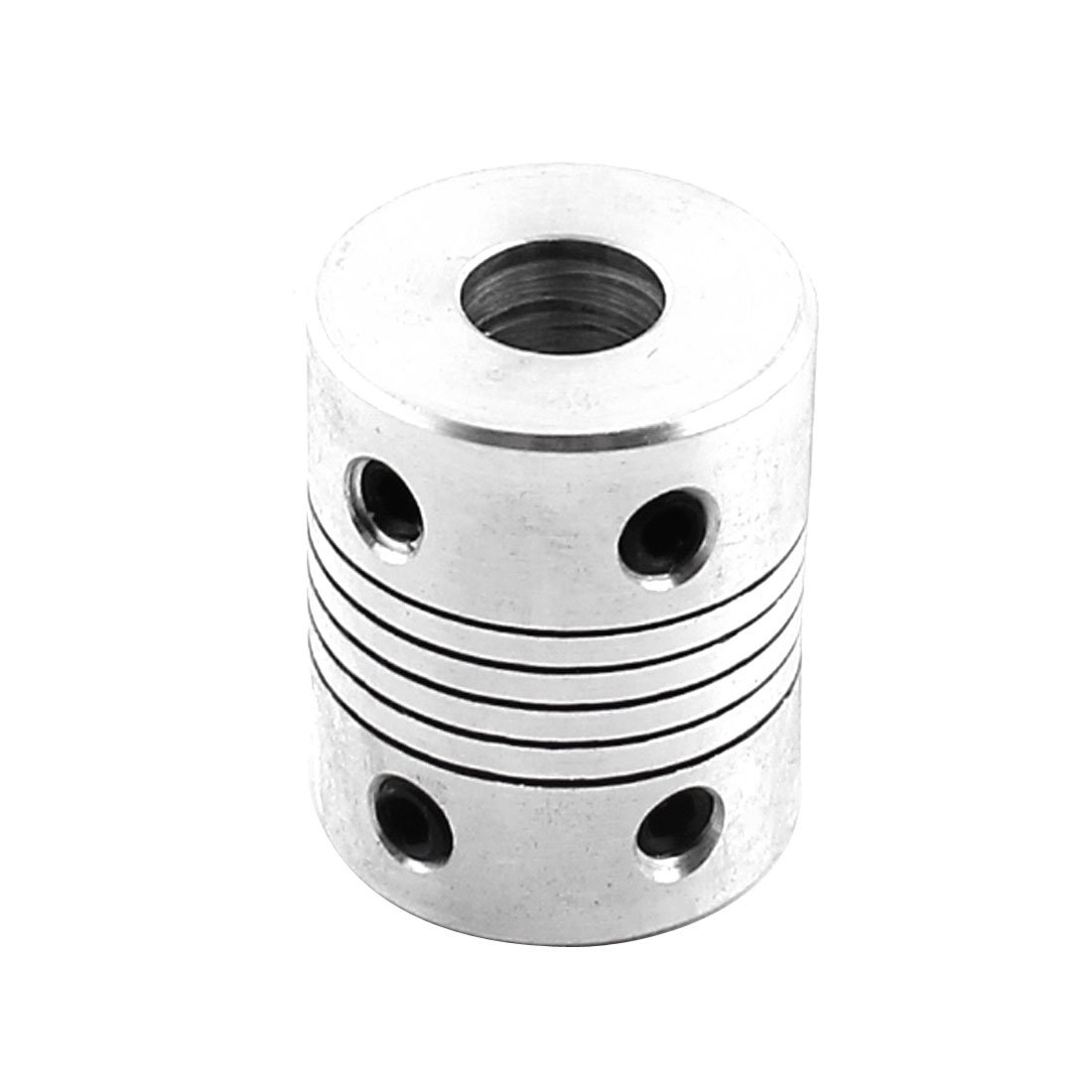 Aexit 6.35mm Dia Electrical equipment CNC Motor Straight Shaft 25x20mm Aluminum Alloy Coupler Helical Beam Coupling Connector for Encoder