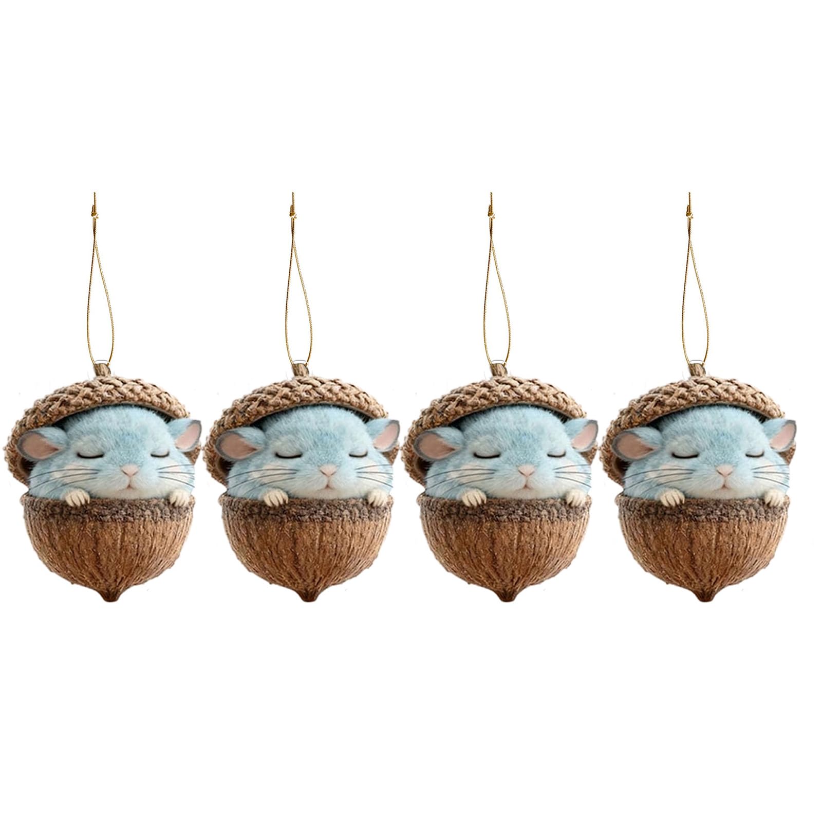 Zxfdsfdbnm Animal Ornaments Glossy Finish and Lightweighted for Christmas Tree Festival Family Gatherings Decoration Acrylic Animal Pendants