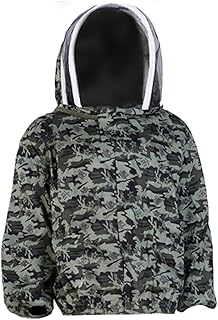 shamjina de Apicultor, Jaqueta de Apicultura com Véu de Esgrima, Jaqueta Protetora de Apicultura