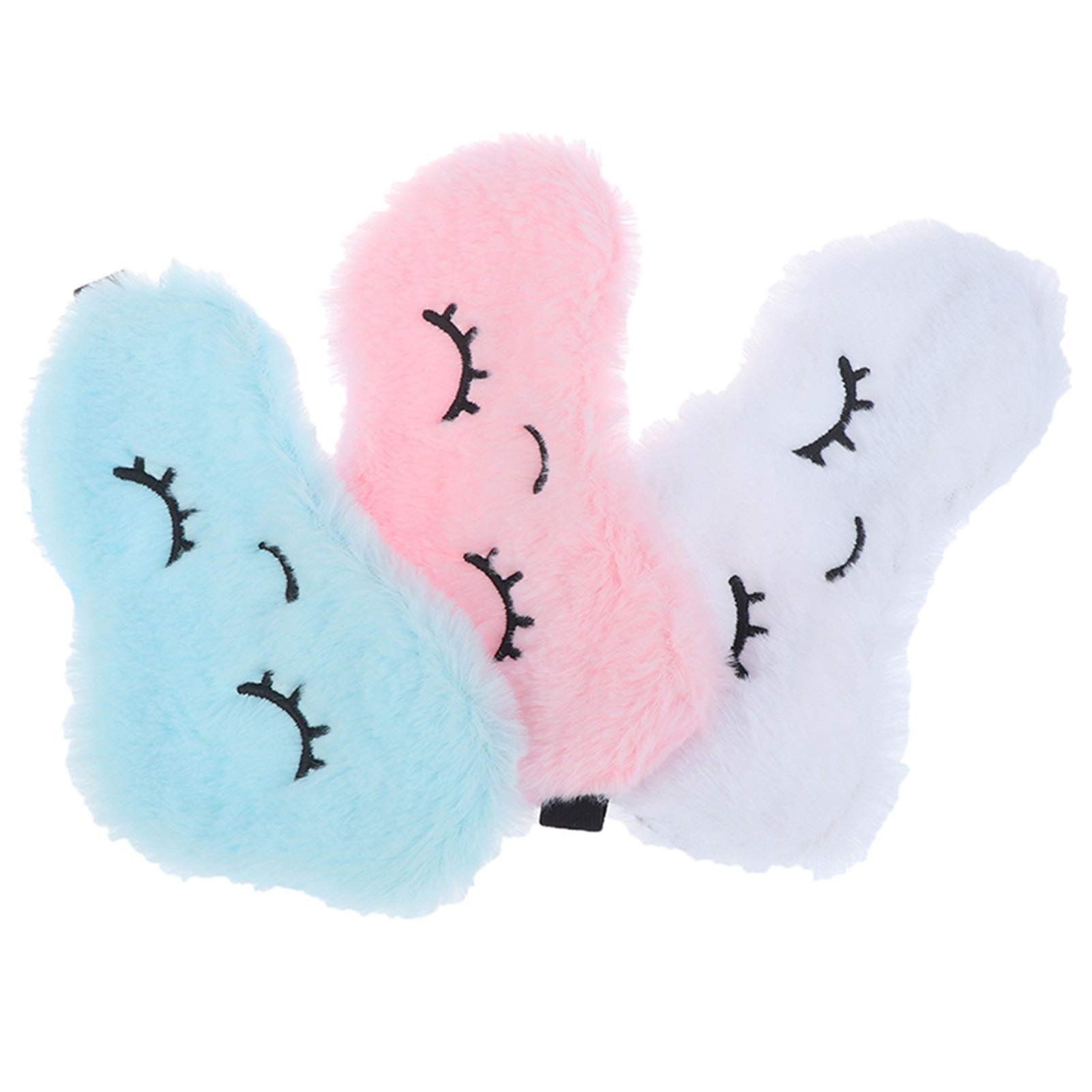 PEVSCO Masque pour les yeux masques doux pour les yeux masque nuage pour les yeux yeux cils mignons ombre de sommeil masque pour les yeux aide au sommeil Patch pour les yeux cadeau masques pour dormir