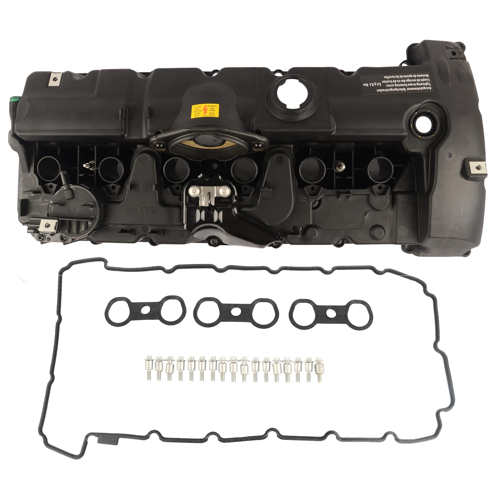 11127552281 Engine Valve Cover Kit Compatible with 2007-2013 BMW E82 E88 128i E9X 328i E60 528i E70 