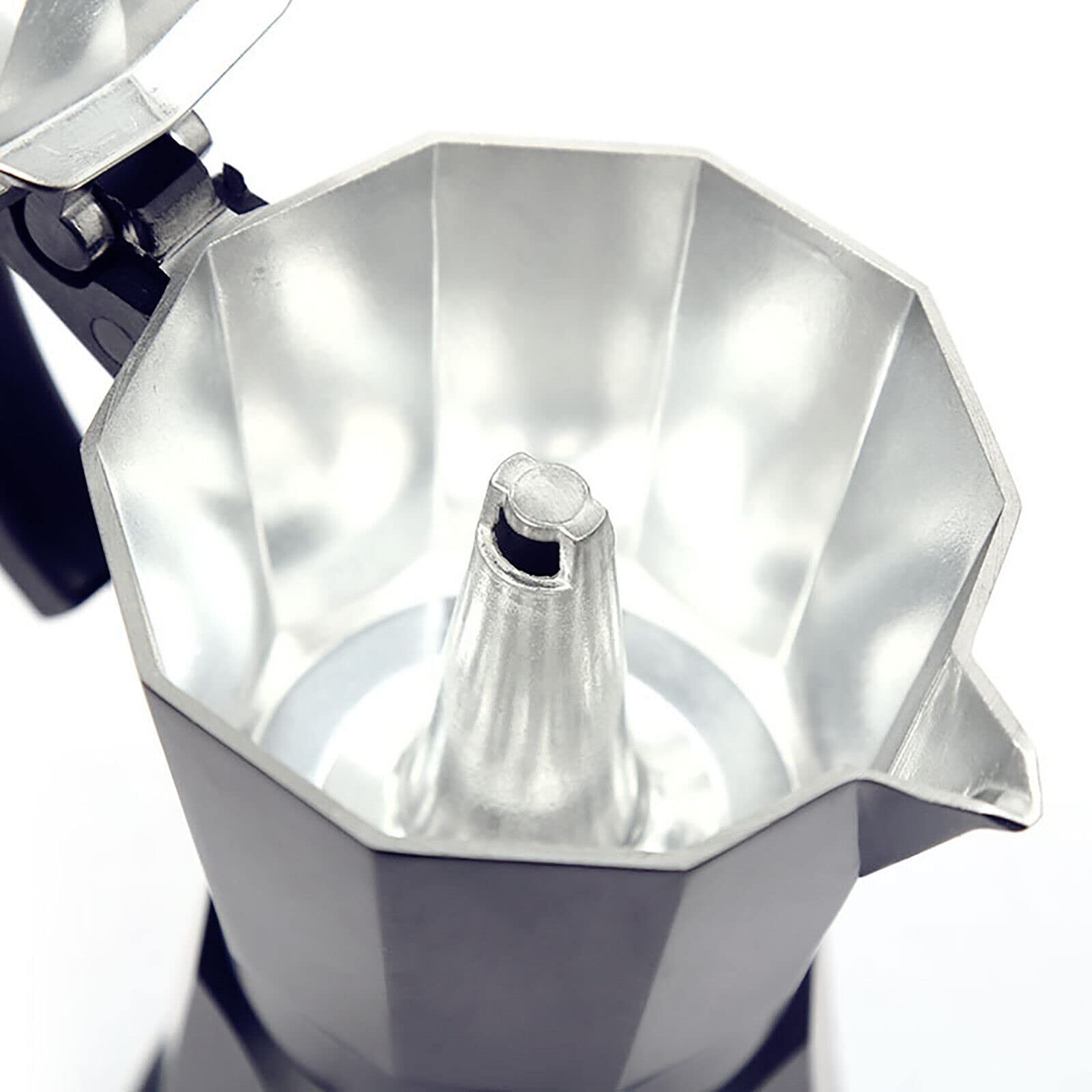 Caffettiera per caffè elettrico, 300 ml, colore nero, macchina da caffè elettrica, per caffè espresso