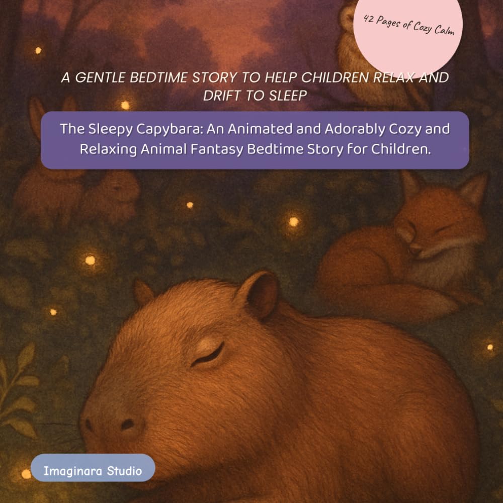 The Sleepy Capybara: An Animated Cozy and Relaxing Animal Fantasy Bedtime Story for Children.: A Cute Animal Bedtime Story Filled with Friendship, ... and Calming Nighttime Moments for Kids
