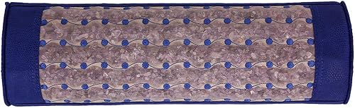 Miniatura 4 de GemsMat - Capri - Almohada natural 100% de piedra amatista 16 pulgadas de largo x 5 pulgadas de ancho x 3 pulgadas de alto (firme) Mat Cuello de