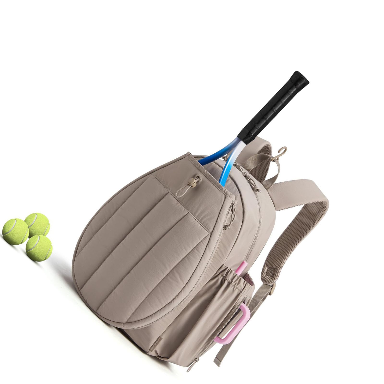 Zaino da donna con scomparto per scarpe e scomparto asciutto bagnato adatto per racchette da tennis e laptop zaini sportivi compatti