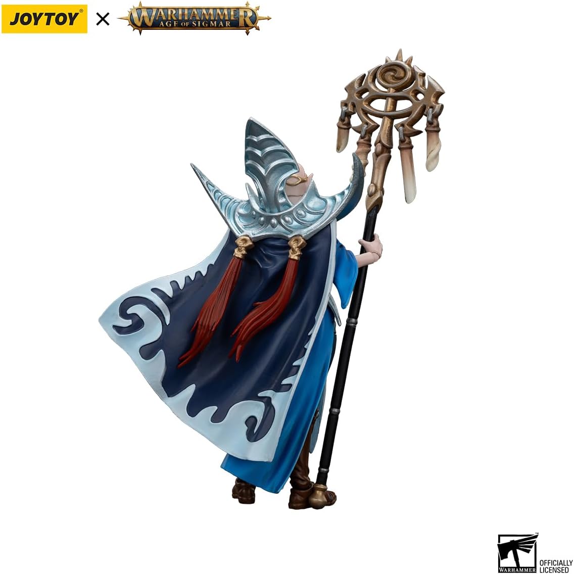 JOYTOY Warhammer 1/18 Action Figure Age of Sigmar Stormcast Eternals The Blacktalons Lorai, Child of The Abyss 4.25in Mecha Joy Toy Collection Model