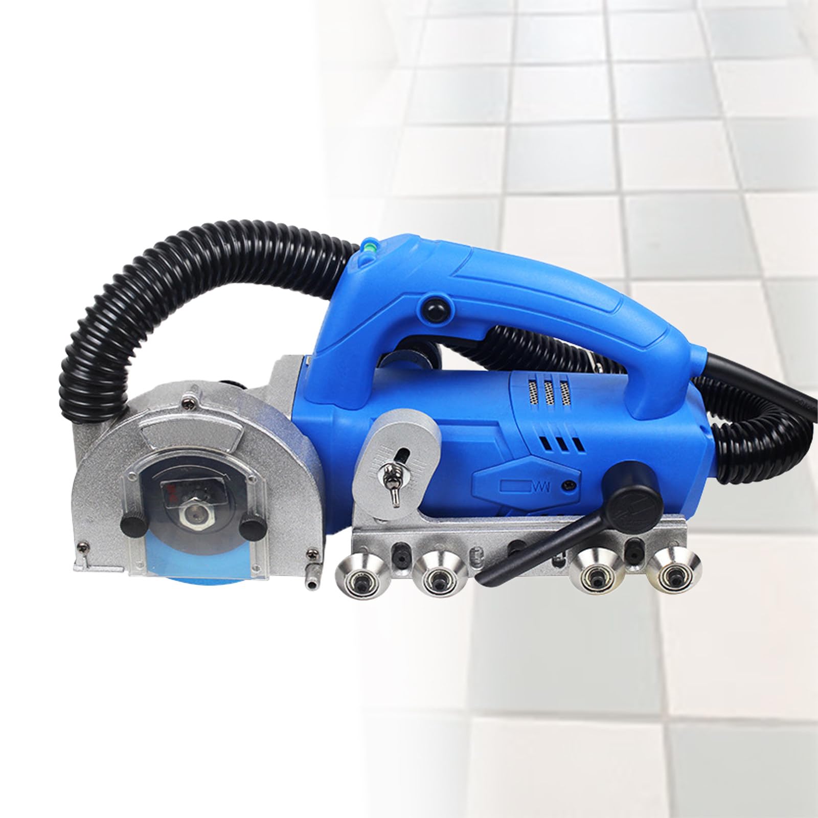 Máquina eléctrica de eliminación de lechada, herramienta de 1200 W y 9000 RPM para limpiar juntas de azulejos, quitar lechada vieja y cemento, para reparación y redireccionamiento de azulejos de