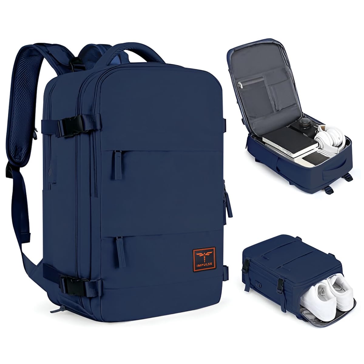 See full amazon price history chart for Impulse CommuterElite 40L Unisex Water Resistant Travel Laptop Backpack with USB Charging Port/Office Bag/School Bag/College Bag/Business Bag Fits Up to 16 Inch Laptop (Blue) Impulse CommuterElite 40L Unisex Water Resistant Travel Laptop Backpack with USB Charging Port/Office Bag/School Bag/College Bag/Business Bag Fits Up to 16 Inch Laptop (Blue) (B0DJ5B1L6C) Amazon Price History, Amazon Price Tracker