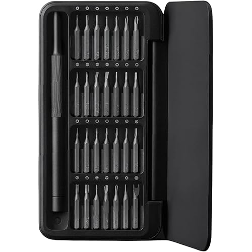HOTO Precision Screwdriver Set, 28 in 1 Manual Screwdriver Tool Set, Magnetic Driver Bits Set, Magnetic Storage Box, Repair Tool Kit for Electronics, Computer, iPhone, Watch, Eyeglass