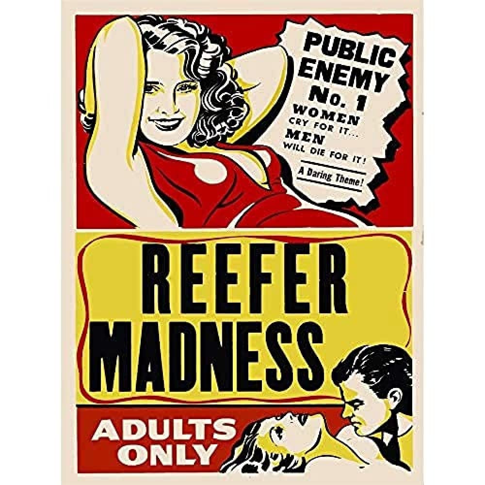 Reefer Madness Vintage Movie Advertising Wall Art Print