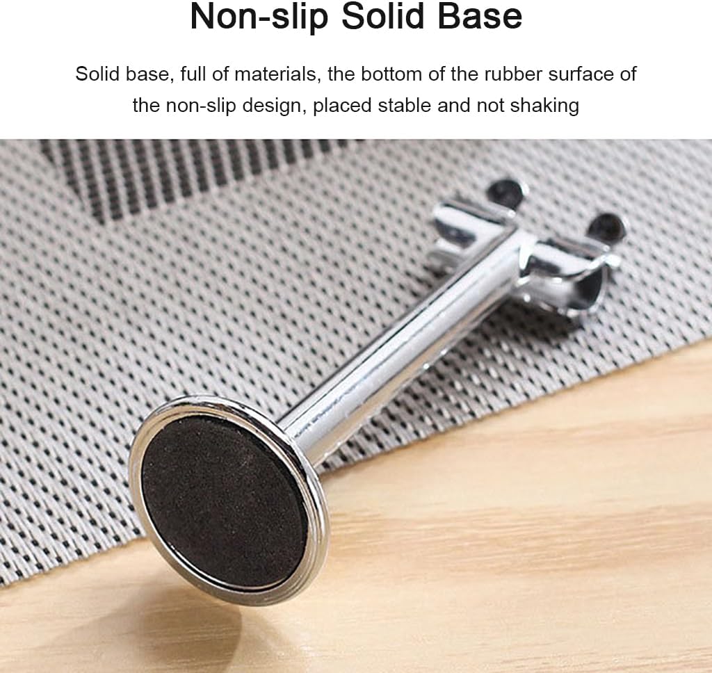 Small Size Table Number Holders,Stainless Steel Place Card Holder for Photos Food Signs Weddings Restaurants Birthdays,Modern Centerpieces Cards Stand with Heavy Casting Base(Size:1.57",Color:Gold)