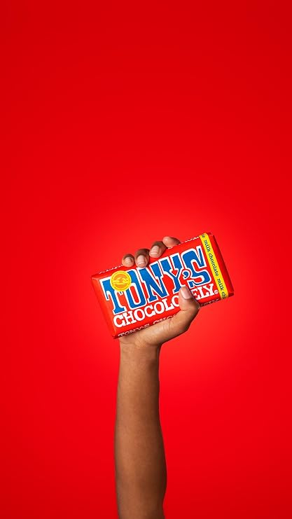 Fair Trade Milk Chocolate | Tony's Chocolonely | Milk | Total Weight 180 Grams