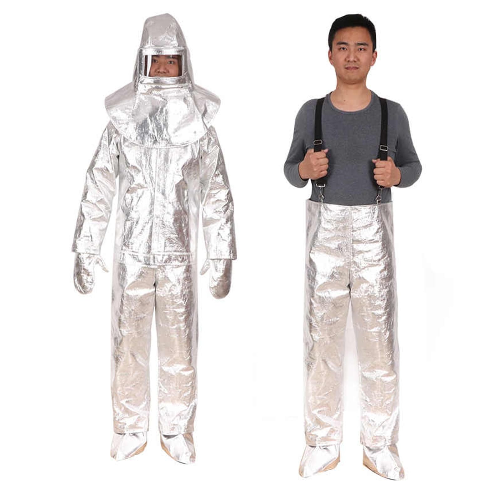 Traje antirradiación térmica, Ropa Resistente al Calor, Uniforme ignífugo de protección térmica para entornos de Alta Temperatura, Rescate de Bomberos
