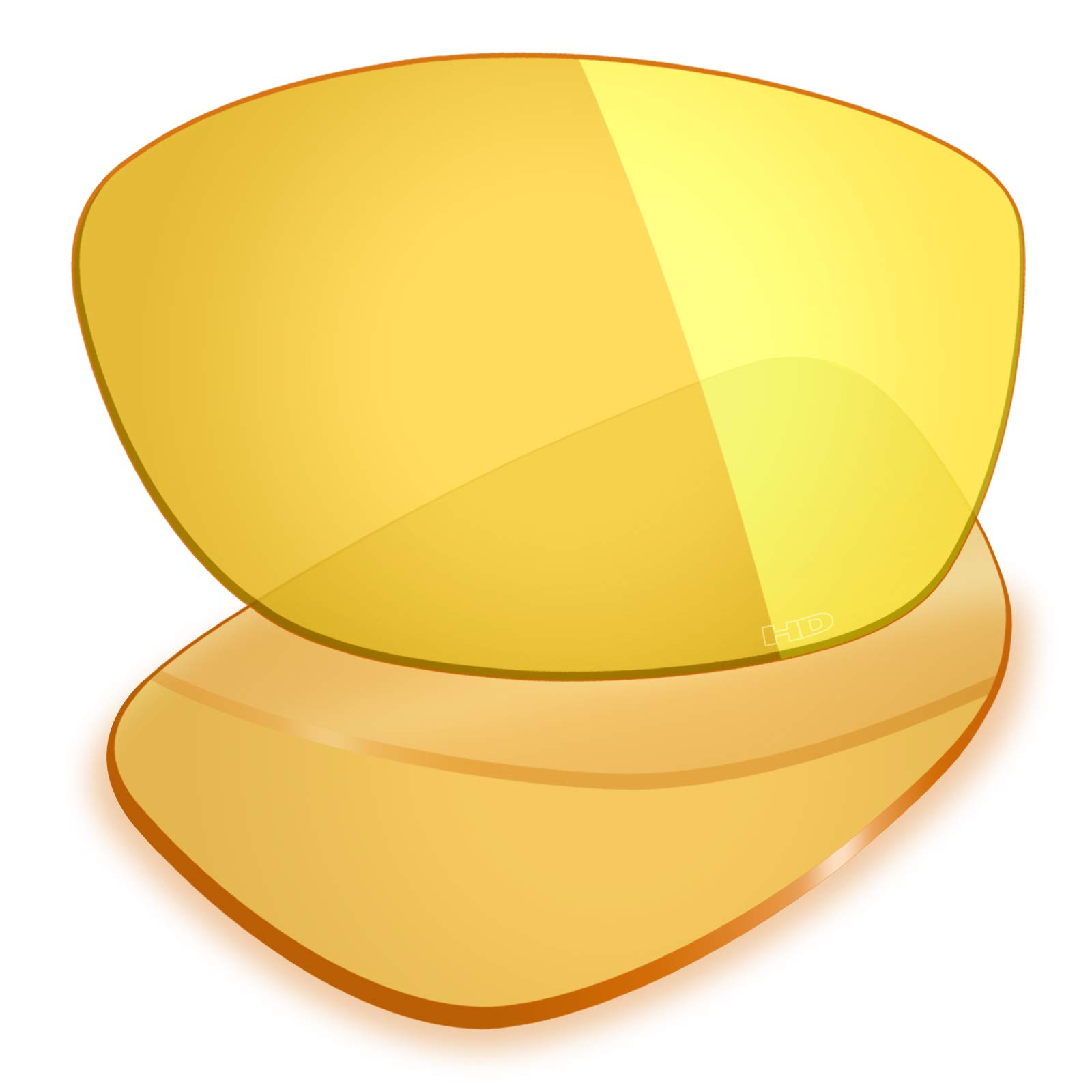 Mryok+ Polarized Replacement Lenses for Oakley Pit Bull OO9127 - HD Yellow