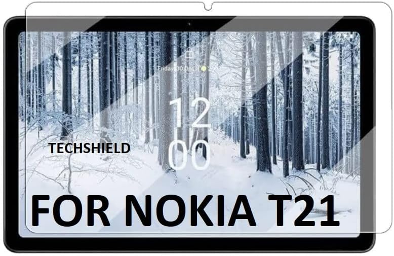 TECHSHIELD Tablet Screen Protector Compatible With Nokia Tab T21 10.4 Inch (2022) (TA-1495, TA-1521)(Transparent)(Pack of 1)