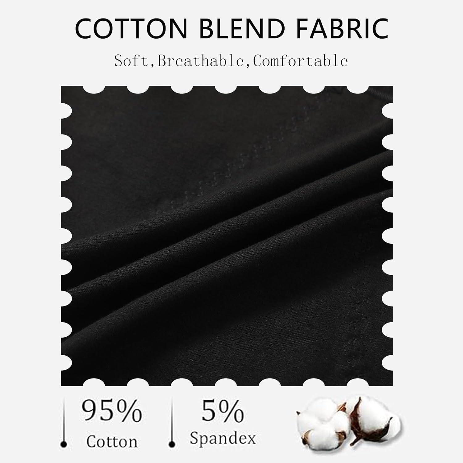 Ladies Underwear, Menstrual Period Underwear for Women Girls Cotton Panties High Waist Comfortable Easy Clean Briefs - Image 3