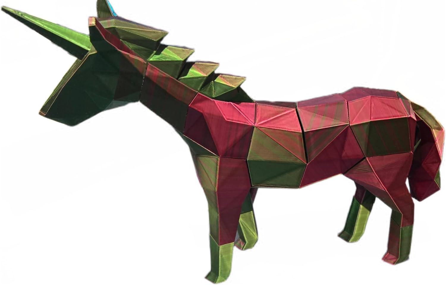 Zax Dezignz 3D Printed Magnetic XL Horse/Unicorn Brain Teaser Puzzle, 27 Pieces, Hard Skill Level, Geometric Art Decor, Modern Style, No Instructions, Ages 16+