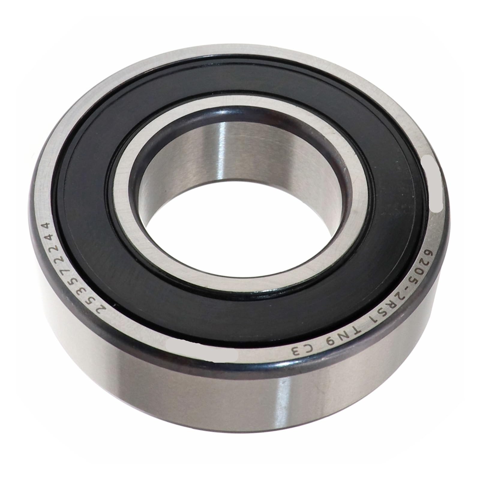 5 Pcs 6205-2RS1 TN9 C3 25x52x15mm Deep Groove Ball Bearings, Single Row Sealed Set(6205-2RS1 TN9 C3)