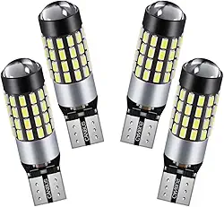 kit 4 Lâmpadas T10 Pingo Canbus 54 Leds SMD 3014 12/24v