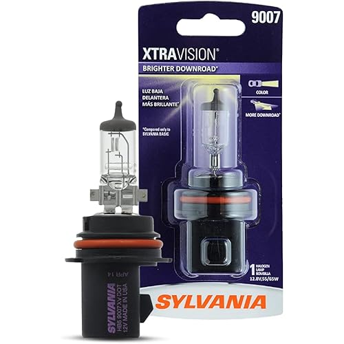 SYLVANIA 9007 XtraVision Halogen Headlight Bulb, (Contains 1 Bulb)