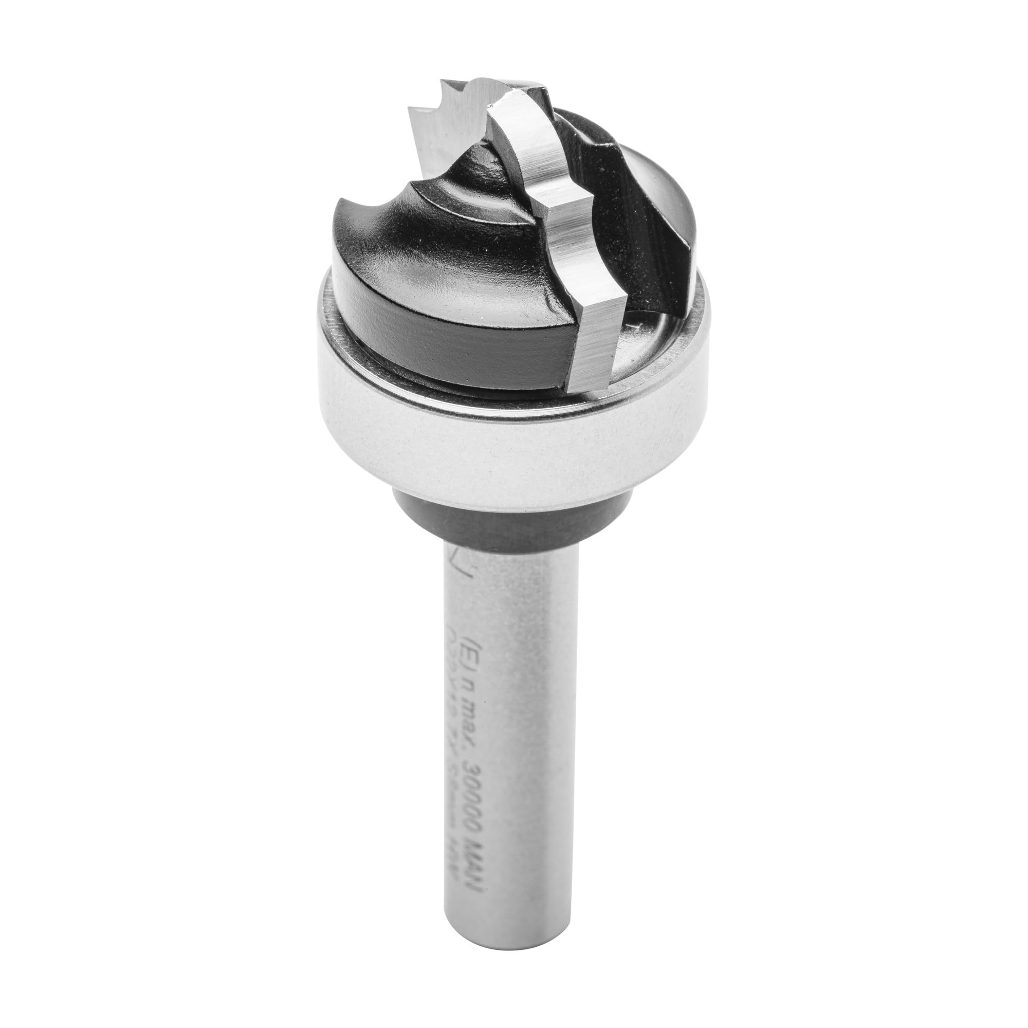 ENT 12980 Frez klasyczny w wegliku, trzpien (S) 8 mm, srednica (D) 22 mm, NL 12,7 mm, R1 4 mm, R2 5,5 mm, SL 32 mm, z lozyskiem kulkowym