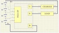 Vista 9 de Tablero de protección de batería de hierro de litio, 4S 100A 12V LiFePO4 LFP Placa de módulo de protección de batería 1pc con la función