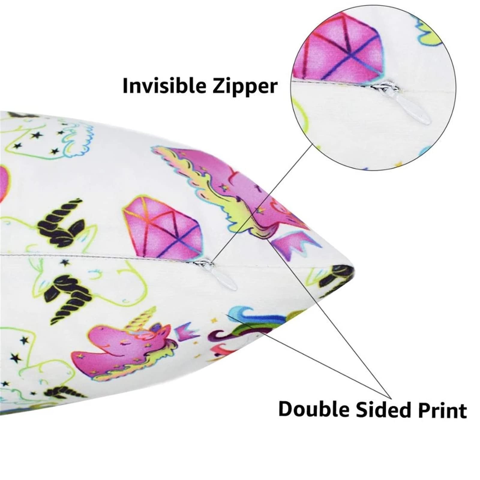 Juego de 4 Fundas de Cojín 60x60cm Regalo de San Valentin Funda de Cojines Sofa soft Doble Cara Cojines Cama Funda de Almohada Cuadrada para Exterior Interior Casa de Campo Jardín Oficina Decorar