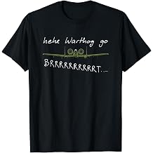 Hehe Warthog Go Brrrrrrrrt Military Jet T-Shirt