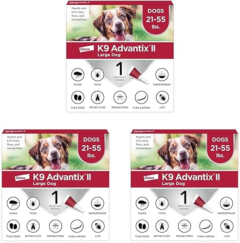 Miniatura 11 de Tratamiento Bayer K9 Advantix II para el control de pulgas y garrapatas para perros