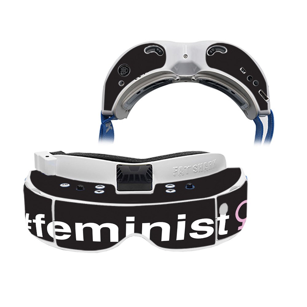 MightySkins Skin Compatible with Fat Shark Dominator V3 - Feminist | Protective, Durable, and Unique Vinyl Decal wrap Cover | Easy to Apply, Remove, and Change Styles | Made in The USA