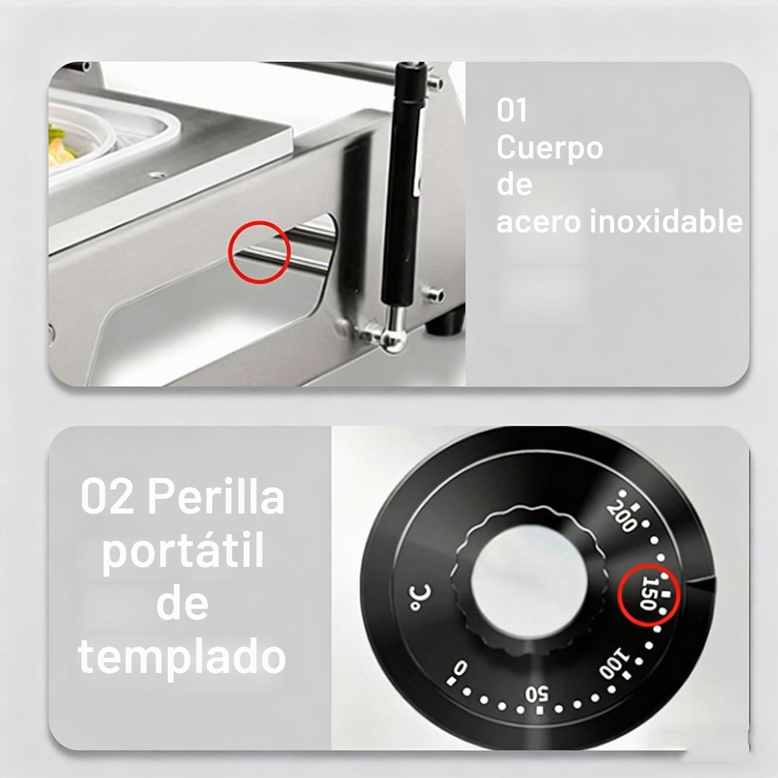 Máquina Termoselladora Comercial para Bandejas de Alimentos, Máquina de Envasado Manual de Alimentos para Llevar, Selladora de Bandejas para Contenedores de Alimentos para Carnes Cocinadas